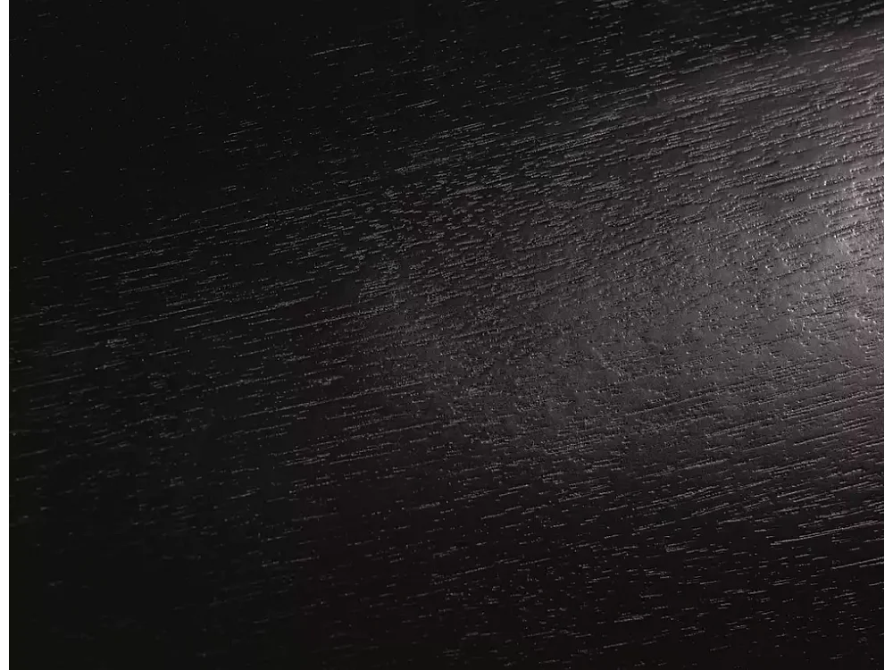 Table à manger Angel/matériau bois/ronde/Noir