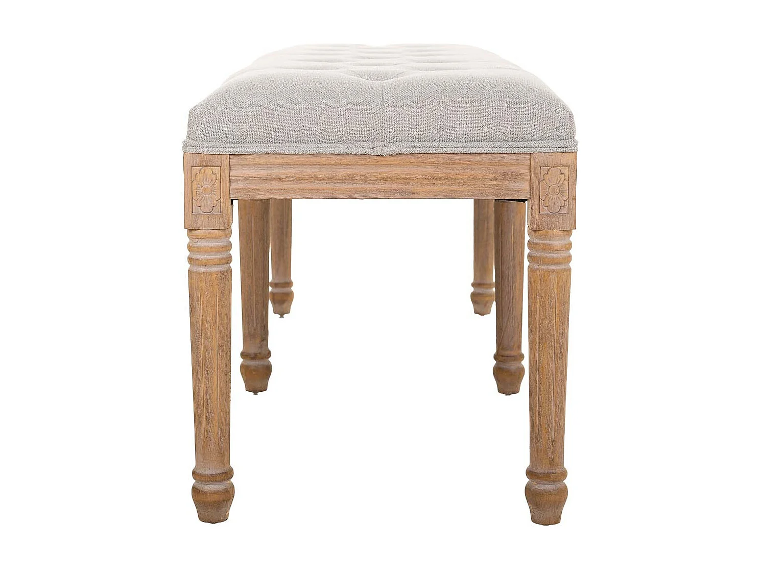 Banco de madeira marrom 122x41x48