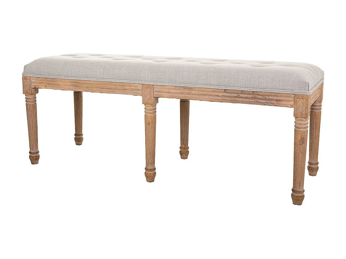 Banco de madeira marrom 122x41x48