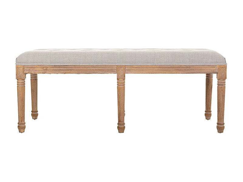 Banco de madeira marrom 122x41x48