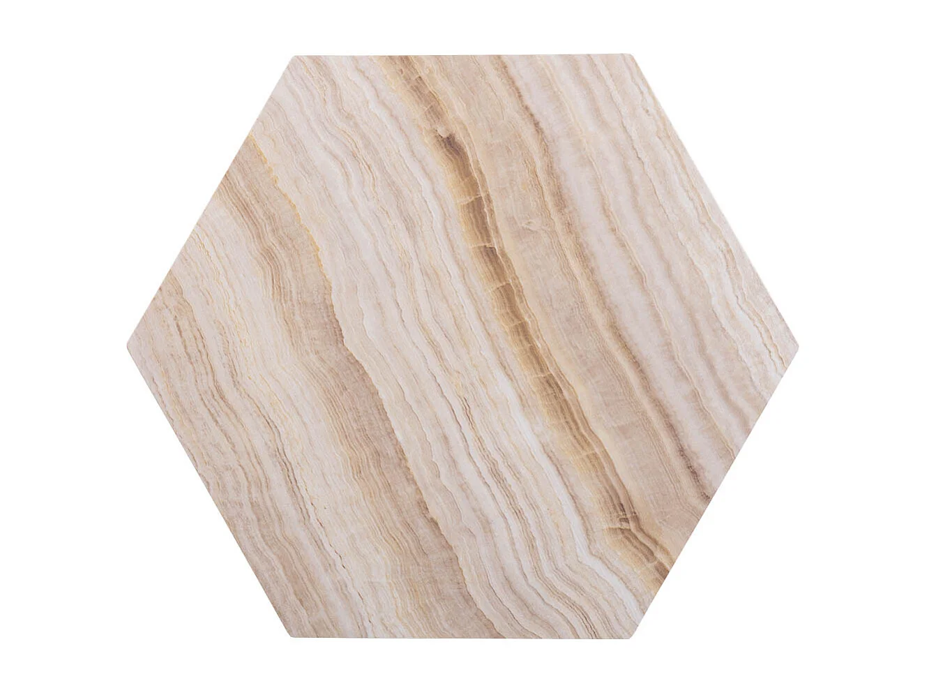 Ensemble de 2 tables en métal dorées