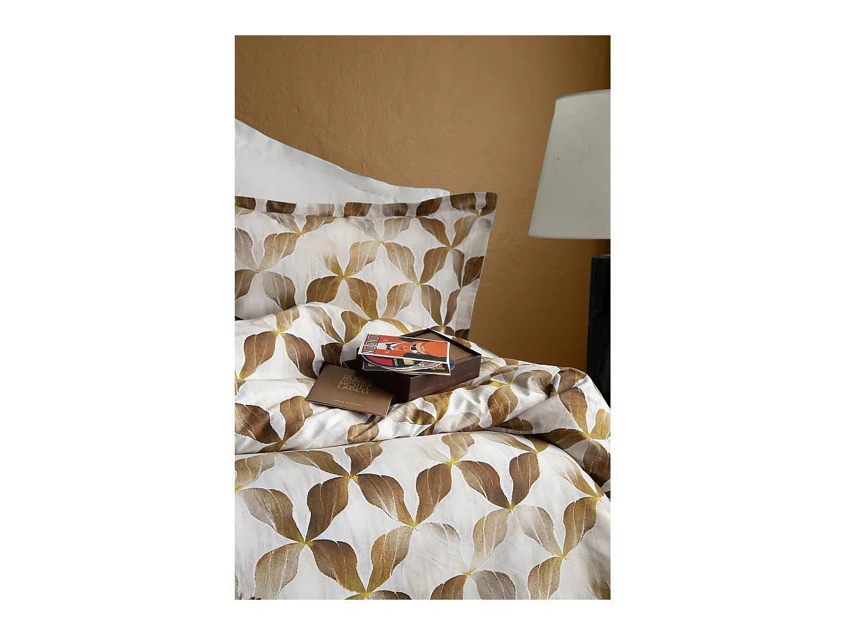 Parure de lit  2 personnes  240x220 cm satin de coton imprimé