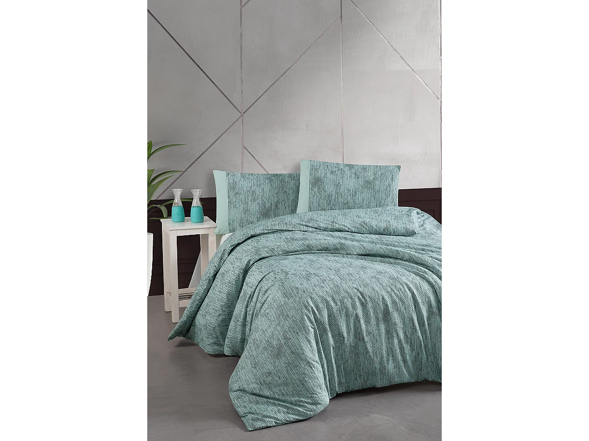 Parure de lit  2 personnes  240x220 cm coton imprimé