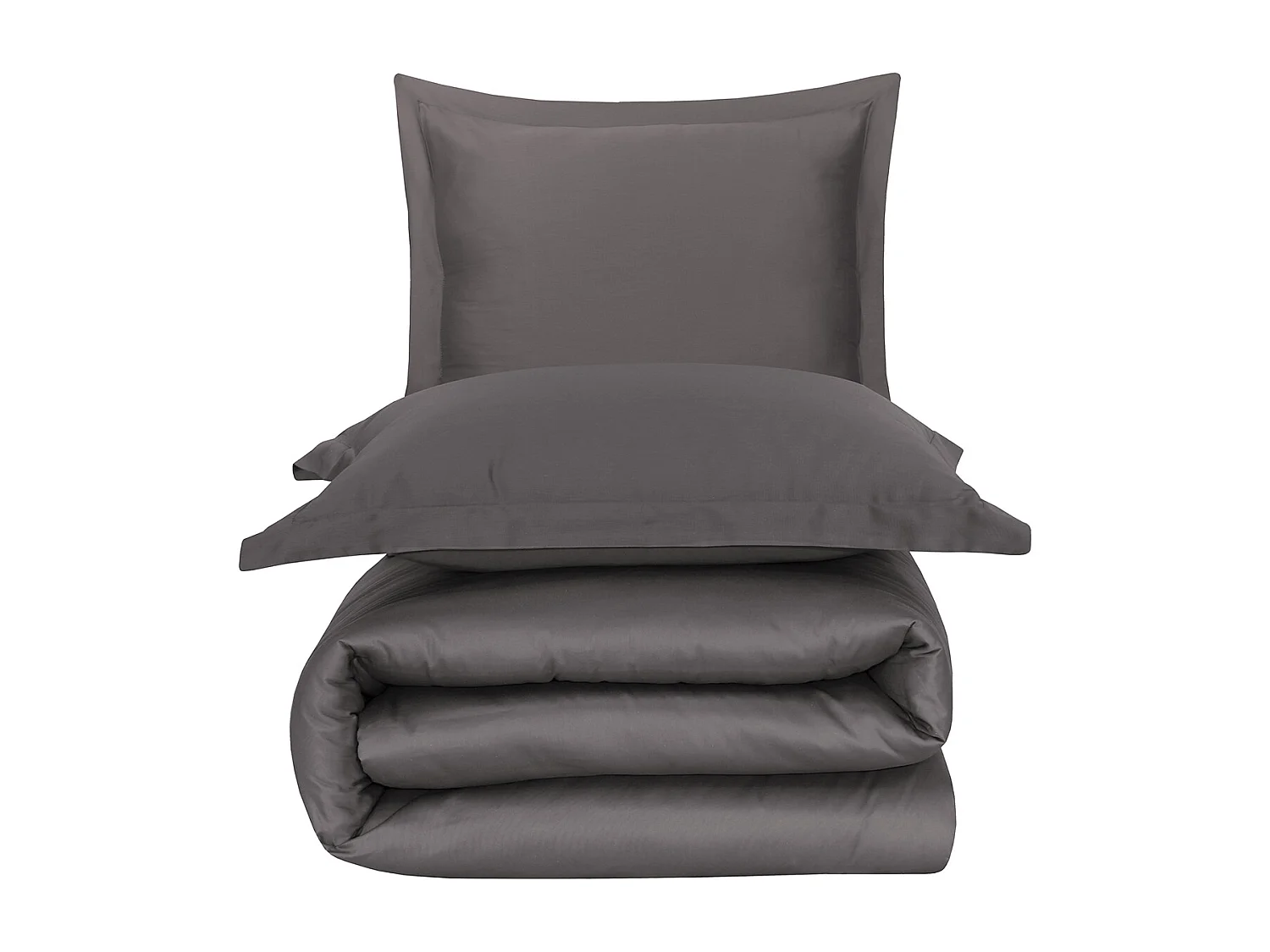 Set letto matrimoniale 260x240 cm+2 federe 63x63 cm in raso di cotone