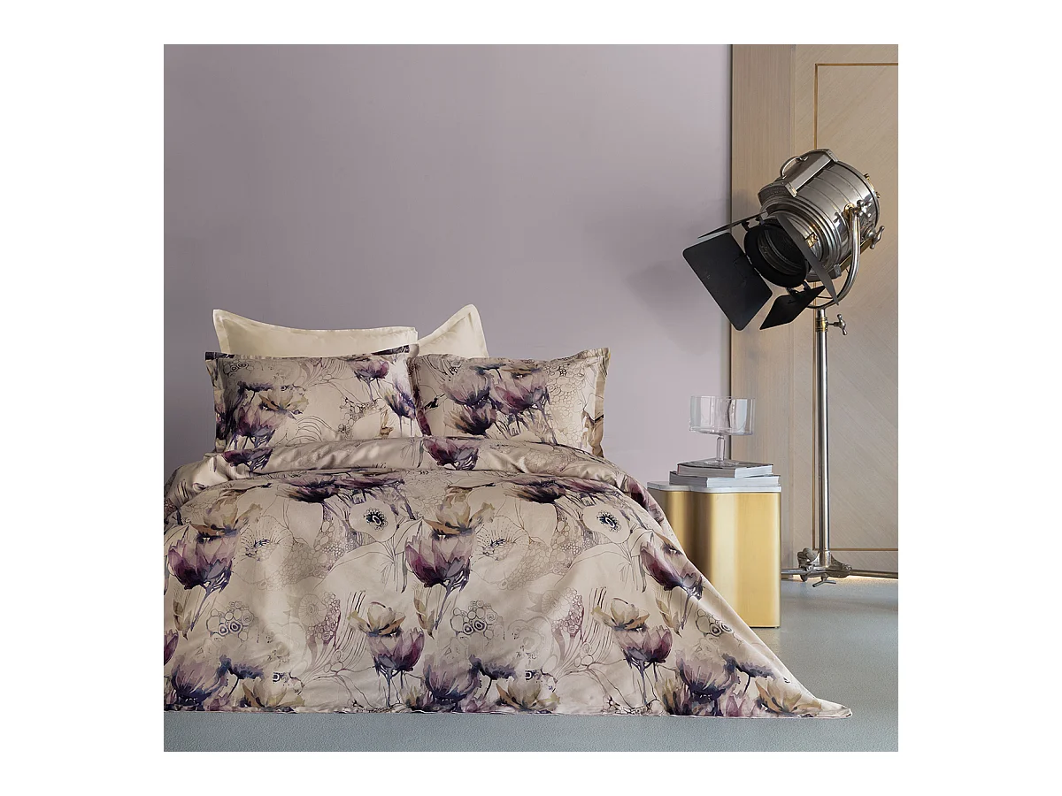 Juego de funda de edredón 240x220cm+2FA  63x63cm satén de algodón