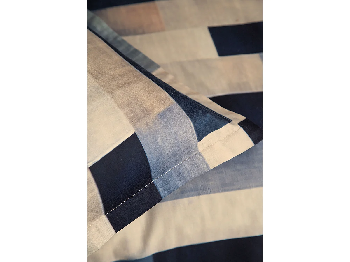 Parure de lit  2 personnes  240x220 cm satin de coton imprimé