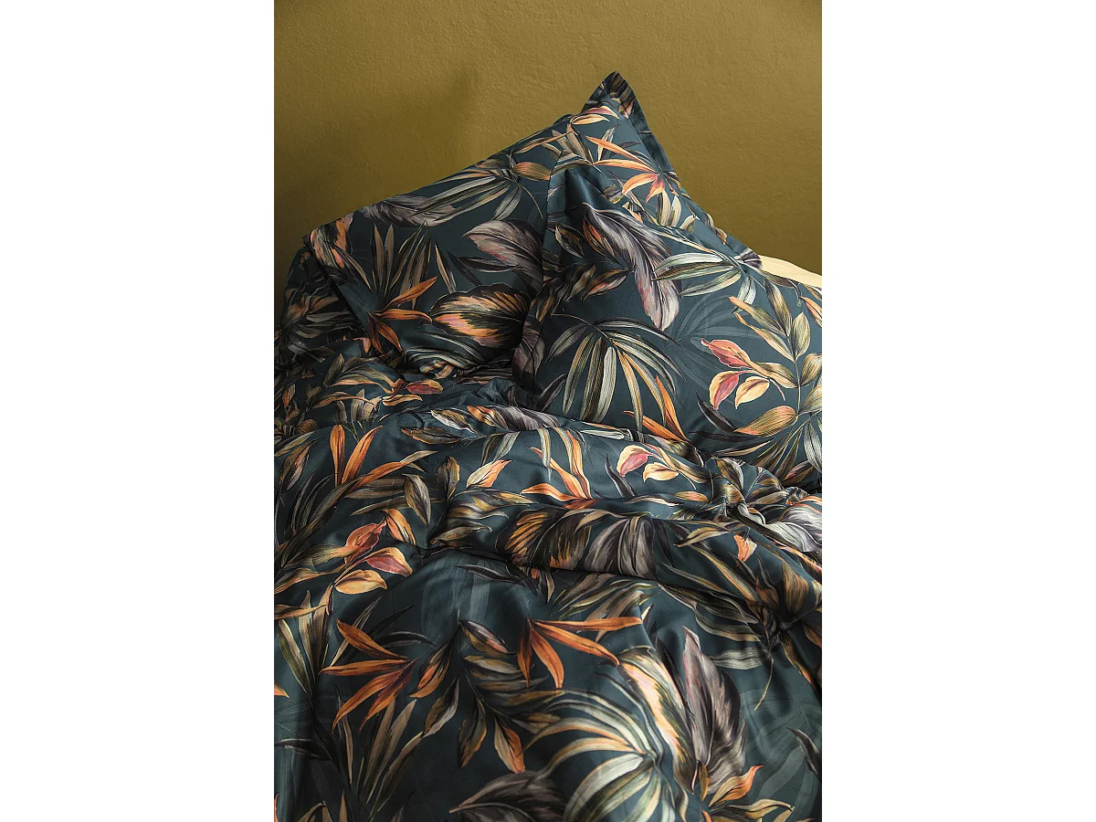 Parure de lit  2 personnes  240x220 cm satin de coton imprimé