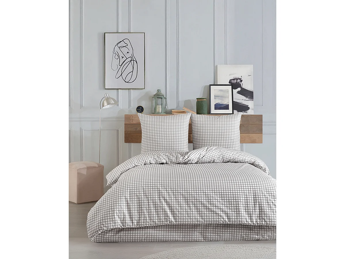 Parure de lit  2 personnes  200x200 cm coton imprimé