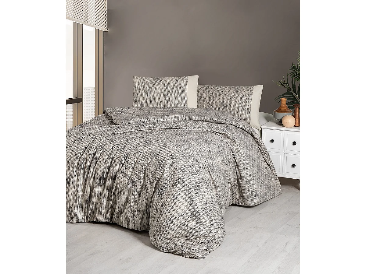 Jogo de cama para 2 pessoas 1 capa de edredão 200x200 cm+2 Fronhas 65x65 cm algodão