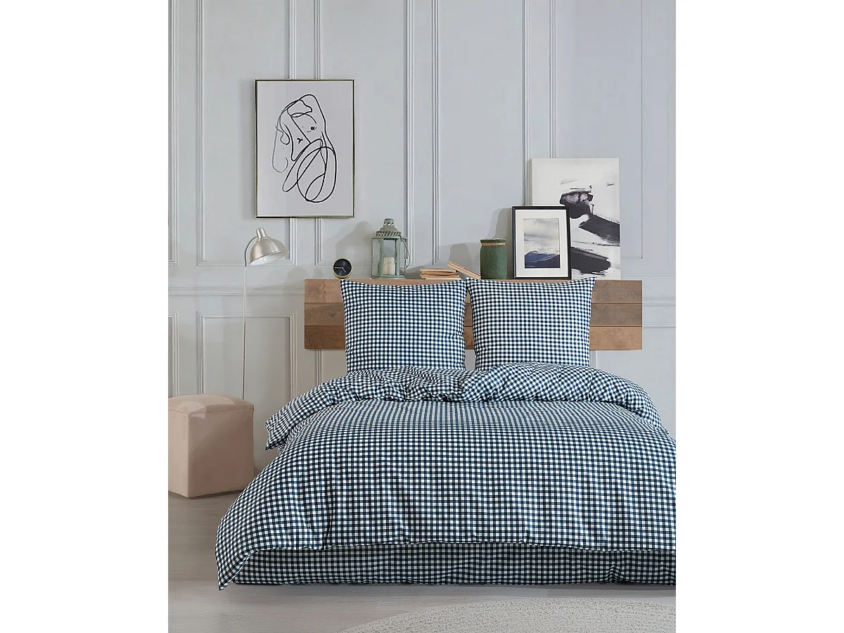 Parure de lit  2 personnes  200x200 cm coton imprimé