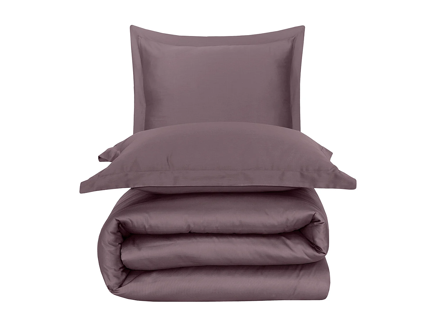 Parure de lit  2 personnes  200x200 cm  satin de coton sureau