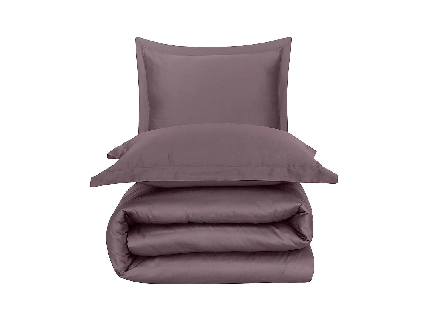 Parure de lit 1 personne 140x200 cm  satin de coton sureau