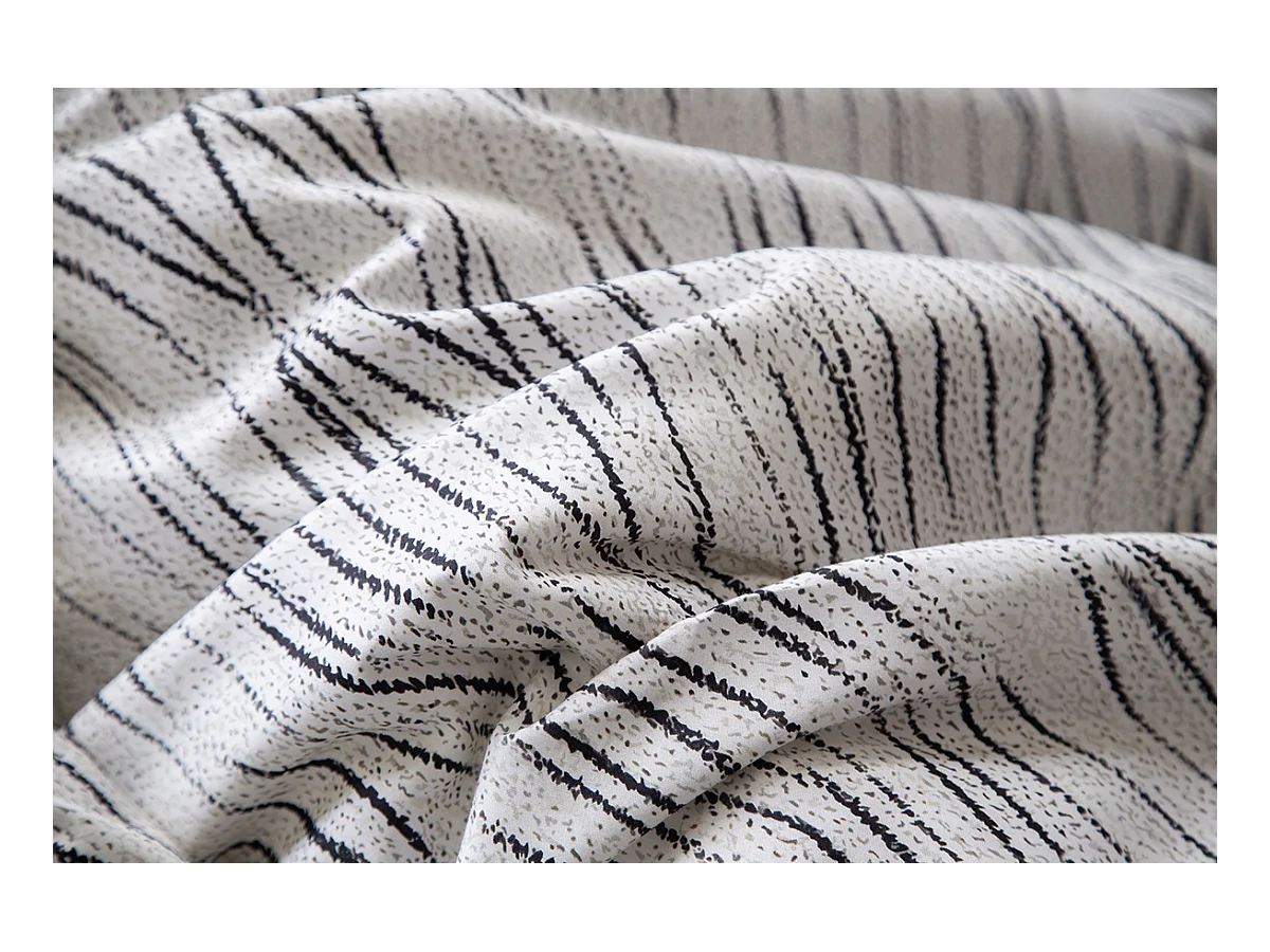 Parure de lit  2 personnes  240x220 cm satin de coton imprimé