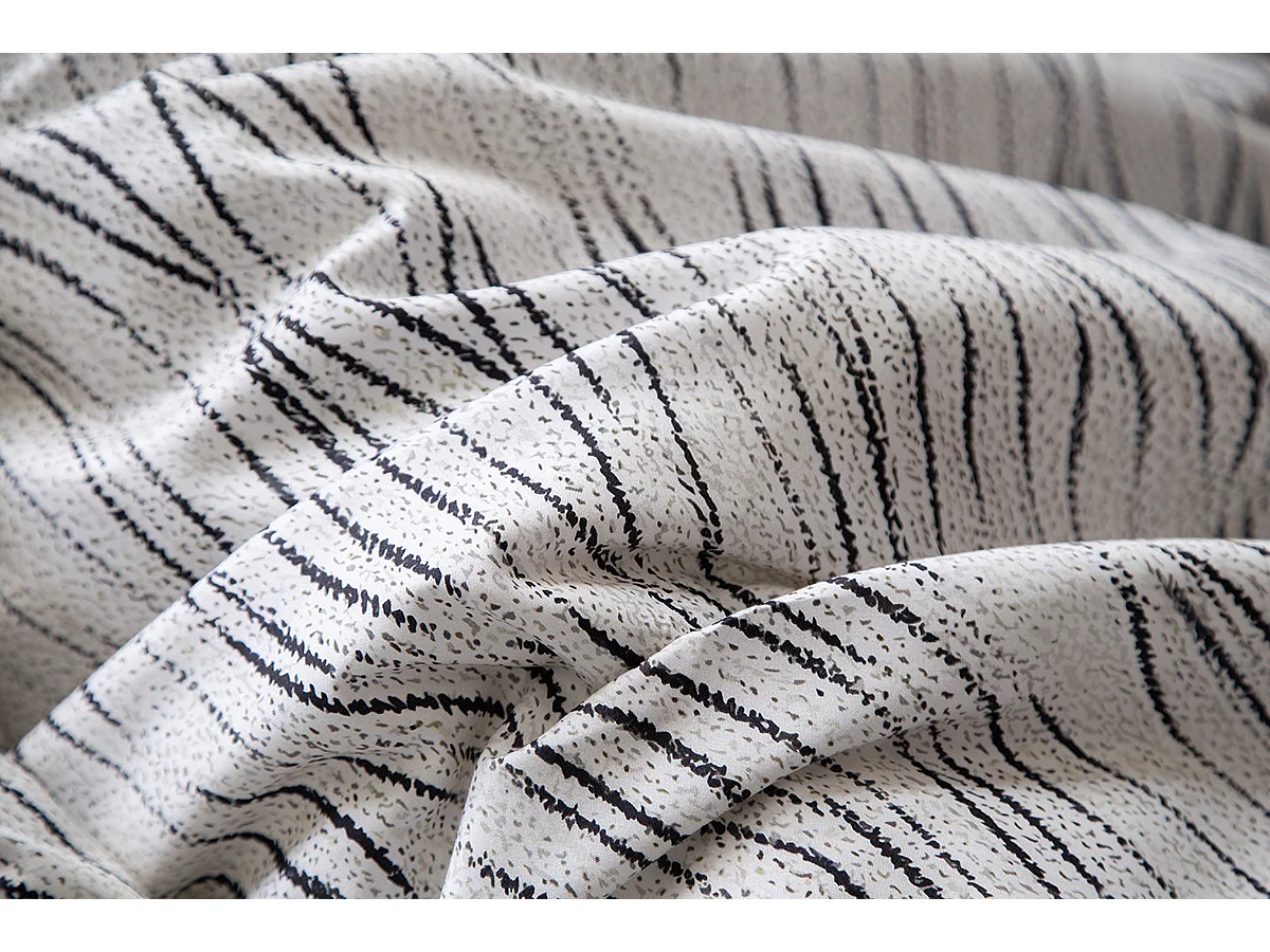 Parure de lit  2 personnes  240x220 cm satin de coton imprimé