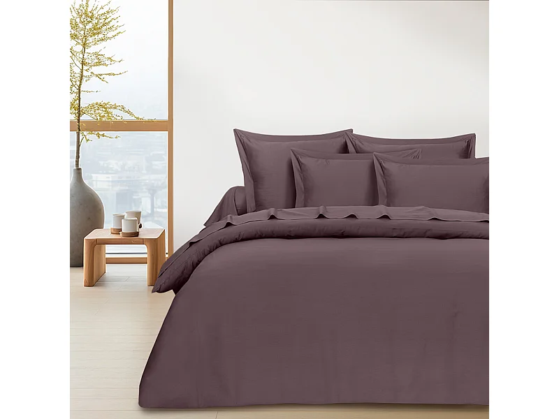 2 persoons beddengoed 260x240 cm+2 kussenslopen 63x63 cm katoensatijn