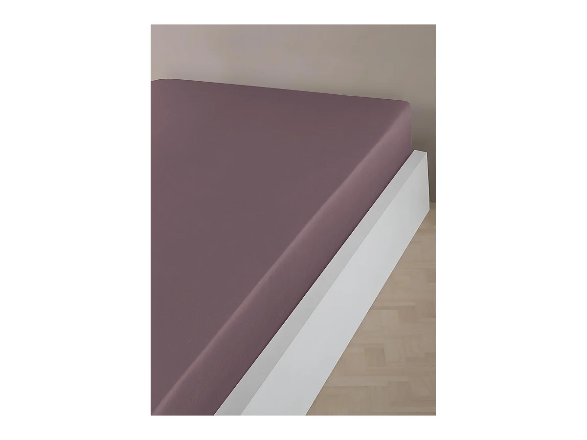 Drap housse 160x200 cm satin de coton sureau