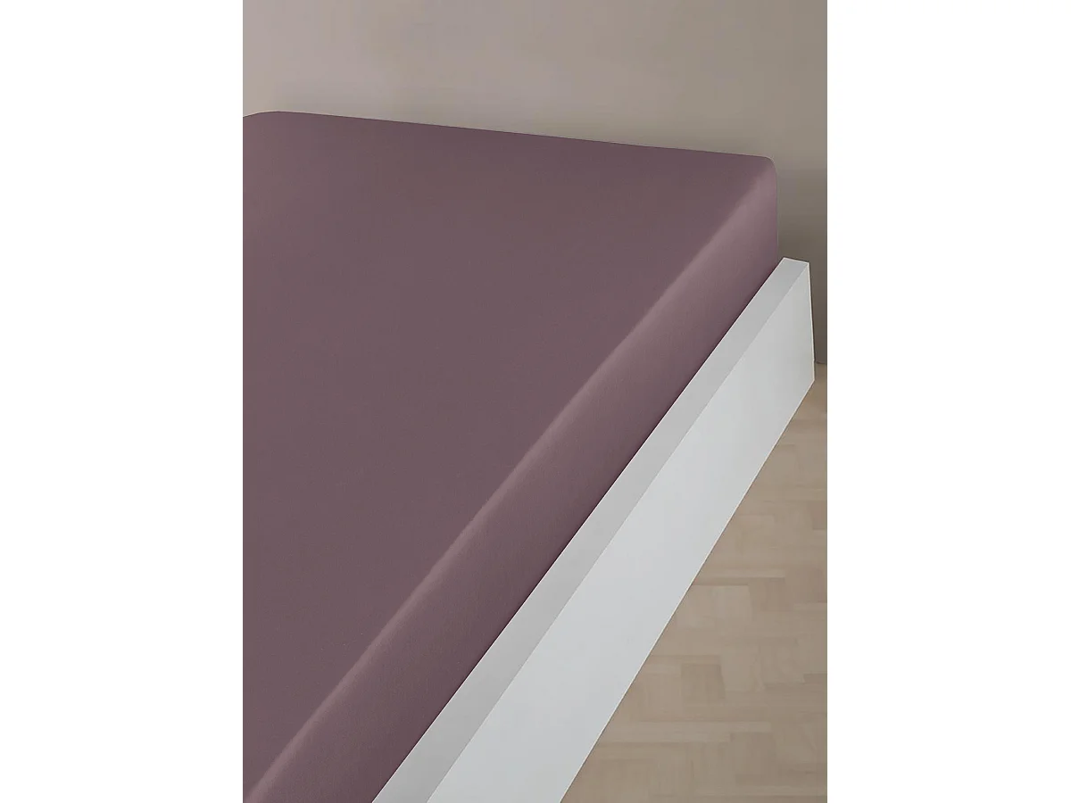 Drap housse 180x200 cm satin de coton sureau