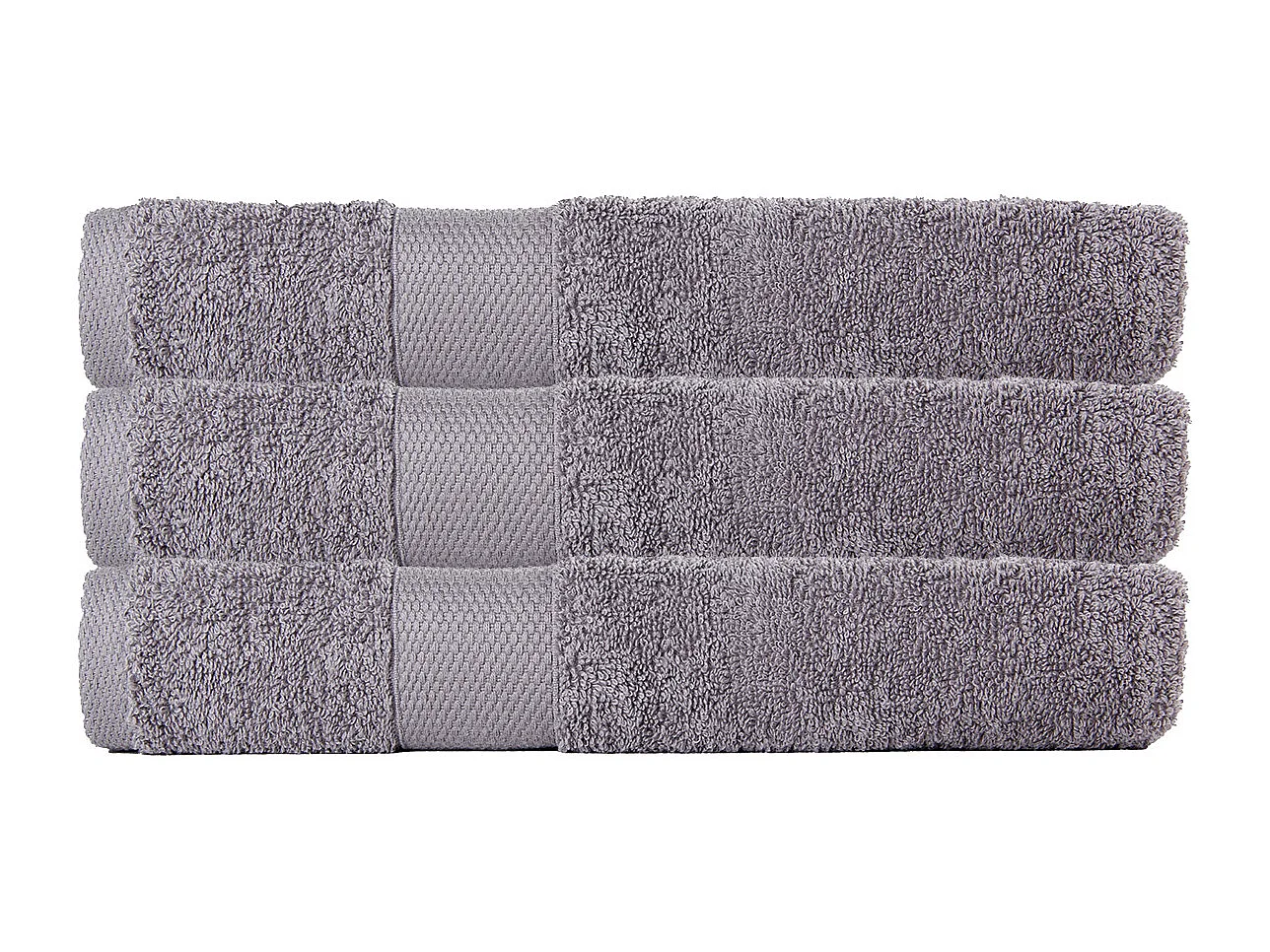 Lot de 3 serviettes éponge 50x90 cm 500 gr/m2 100% coton