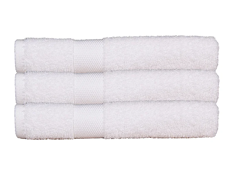 3er-Set Frotteehandtücher 50x90 cm 500 gr/m². 100% Baumwolle