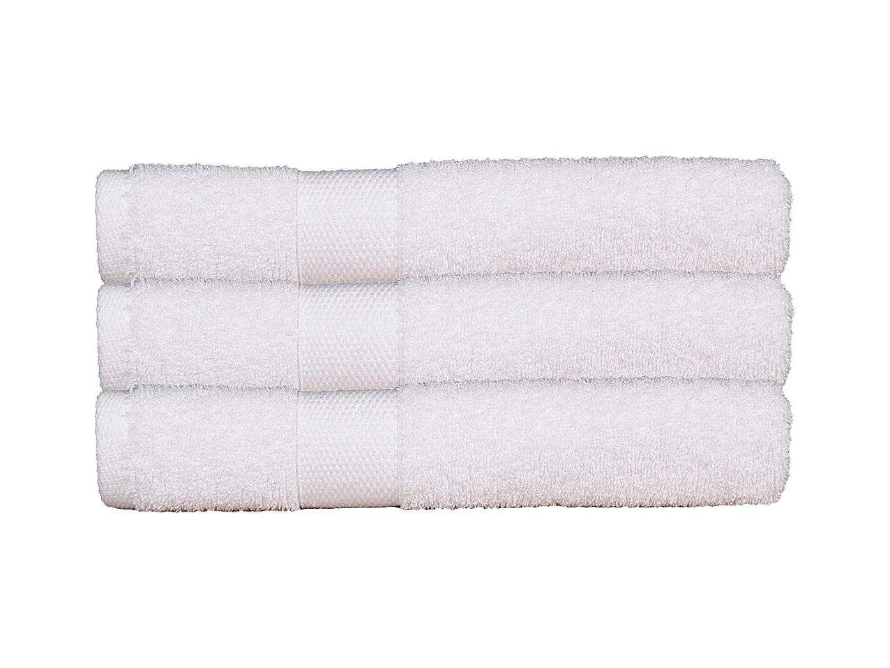 Lot de 3 serviettes éponge 50x90 cm 500 gr/m2 100% coton