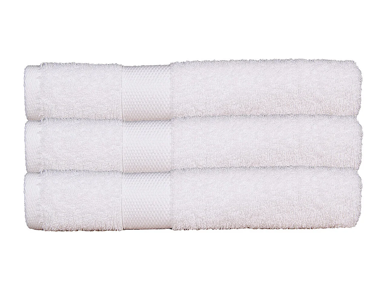 Lot de 3 serviettes éponge 50x90 cm 500 gr/m2 100% coton