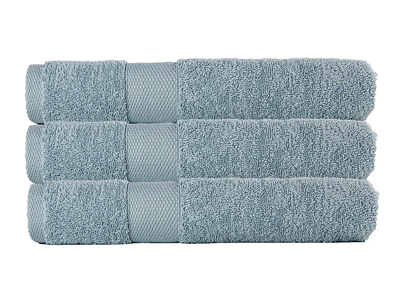 3er-Set Frotteehandtücher 50x90 cm 500 gr/m². 100% Baumwolle