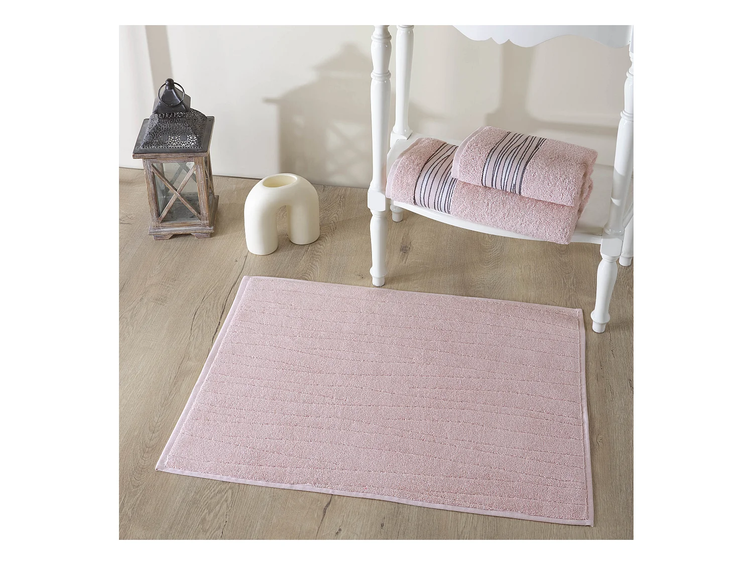 Set de bain éponge 3 pc Serviette 50x90 +70x140  550gr/m2,  50x70 tapis de bain 750gr/m2