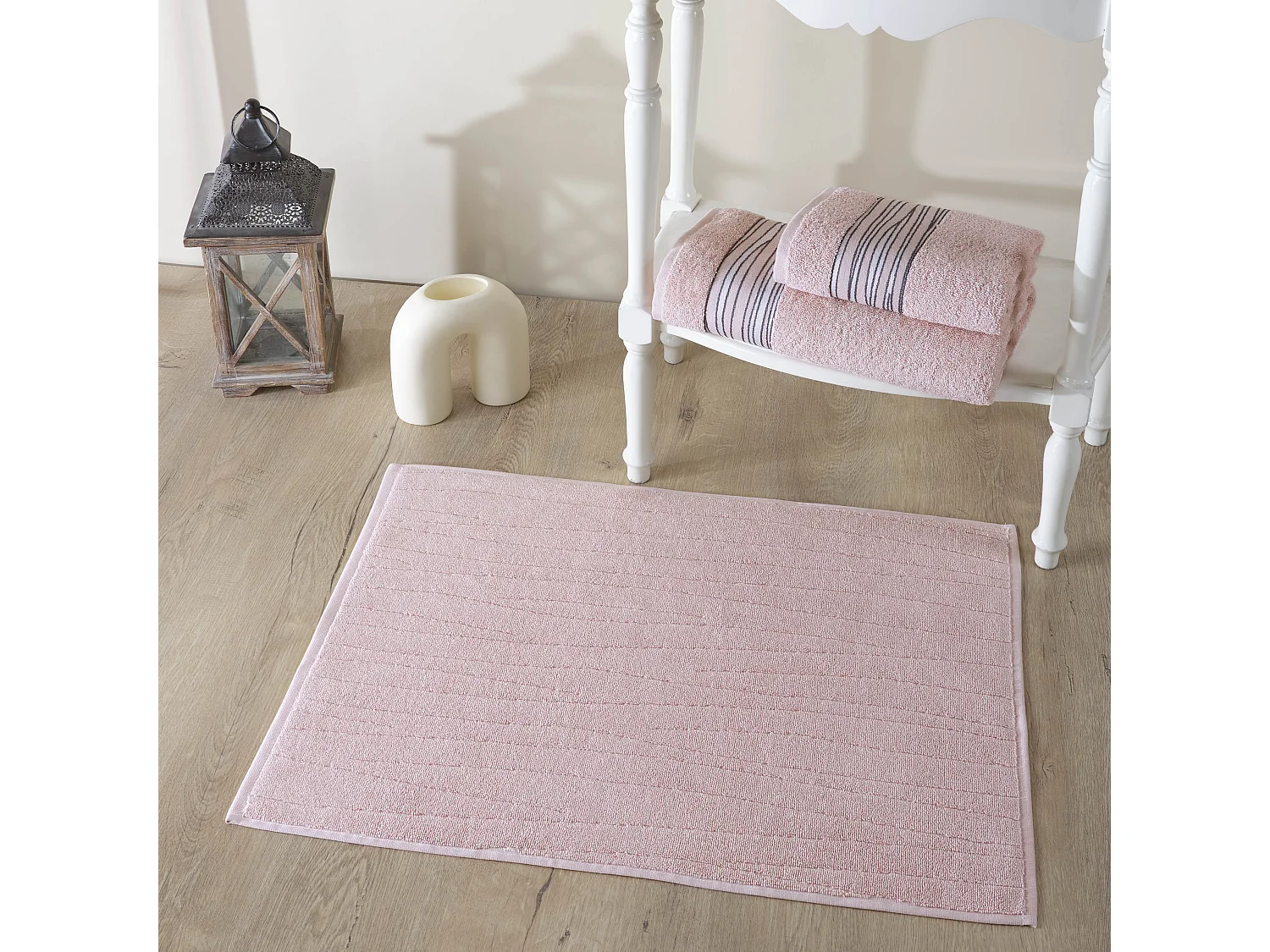 Set de bain éponge 3 pc Serviette 50x90 +70x140  550gr/m2,  50x70 tapis de bain 750gr/m2