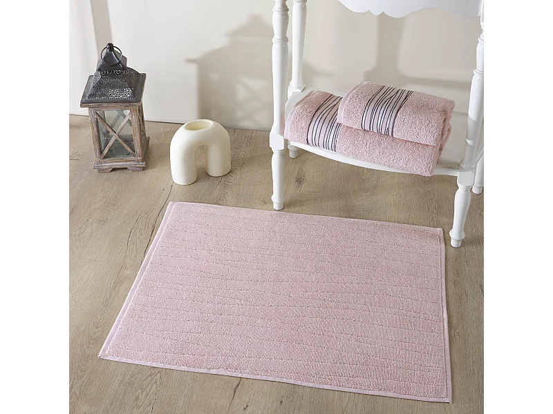 Lote de banho turco 3 peças Toalha 50x90 cm +70x140 cm 550gr/m², tapete de banho 50x70 cm 750gr/m²