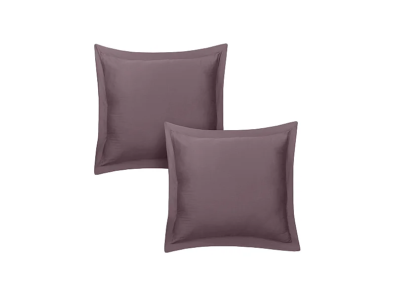 Set mit 2 Kissenbezügen 63x63 cm Baumwollsatin