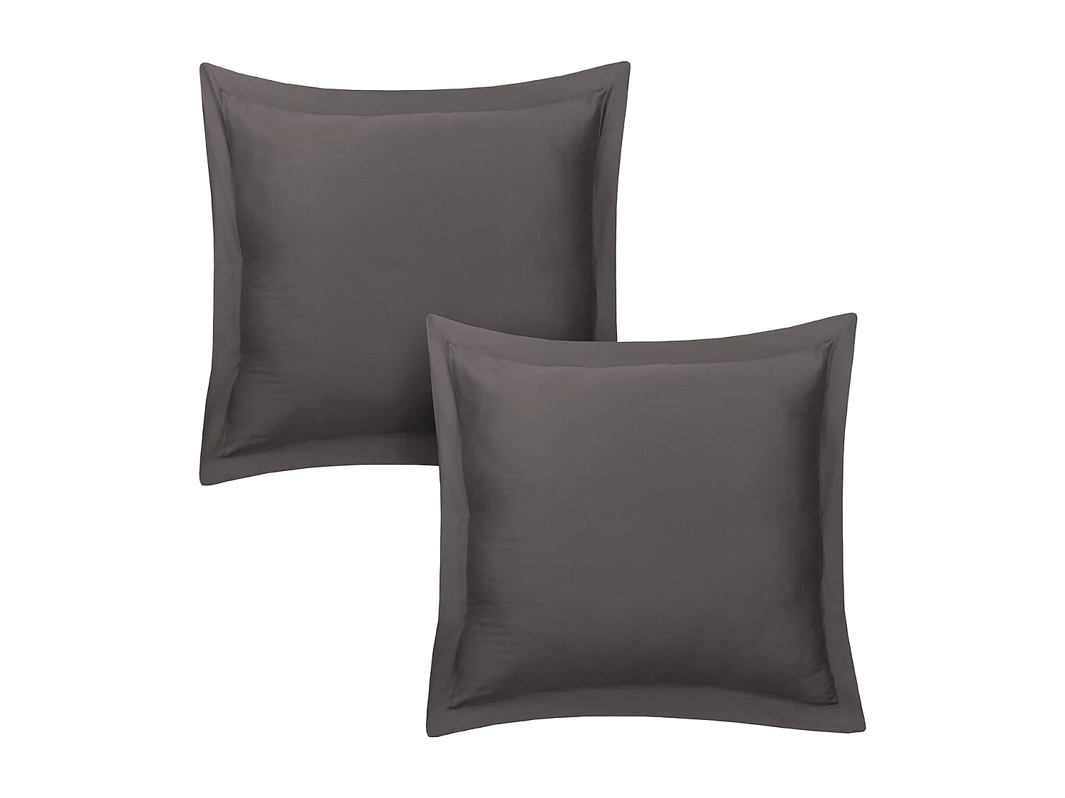 Set van 2 kussenslopen  katoensatijn  63x63 cm