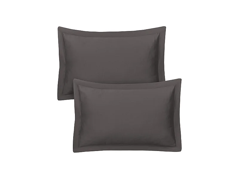 Set mit 2 Kissenbezügen 50x70 cm Baumwollsatin