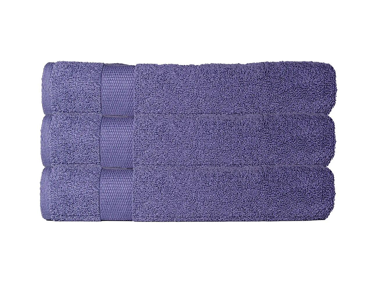 Lot de 3 draps de bain 70x130 cm 500 gr/m2 100% coton