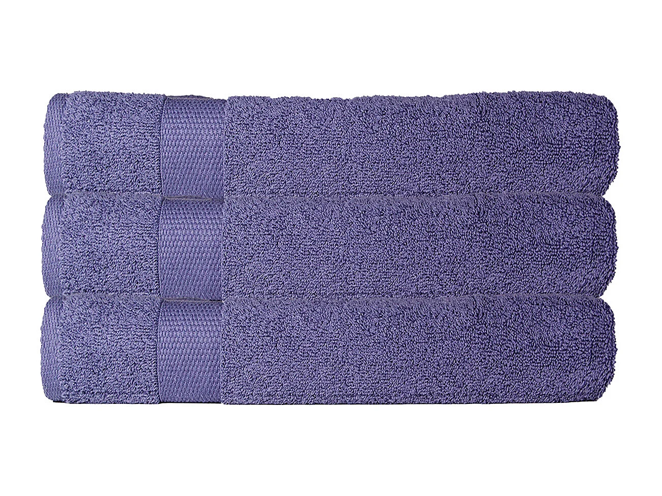 Lot de 3 draps de bain 70x130 cm 500 gr/m2 100% coton