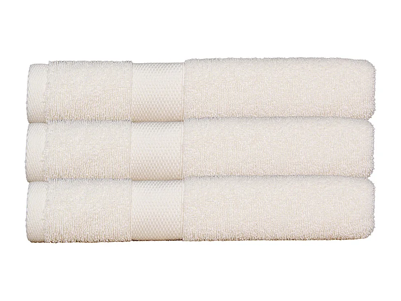 Set di 3 teli da bagno 70x130 cm 500 g/m² 100% cotone