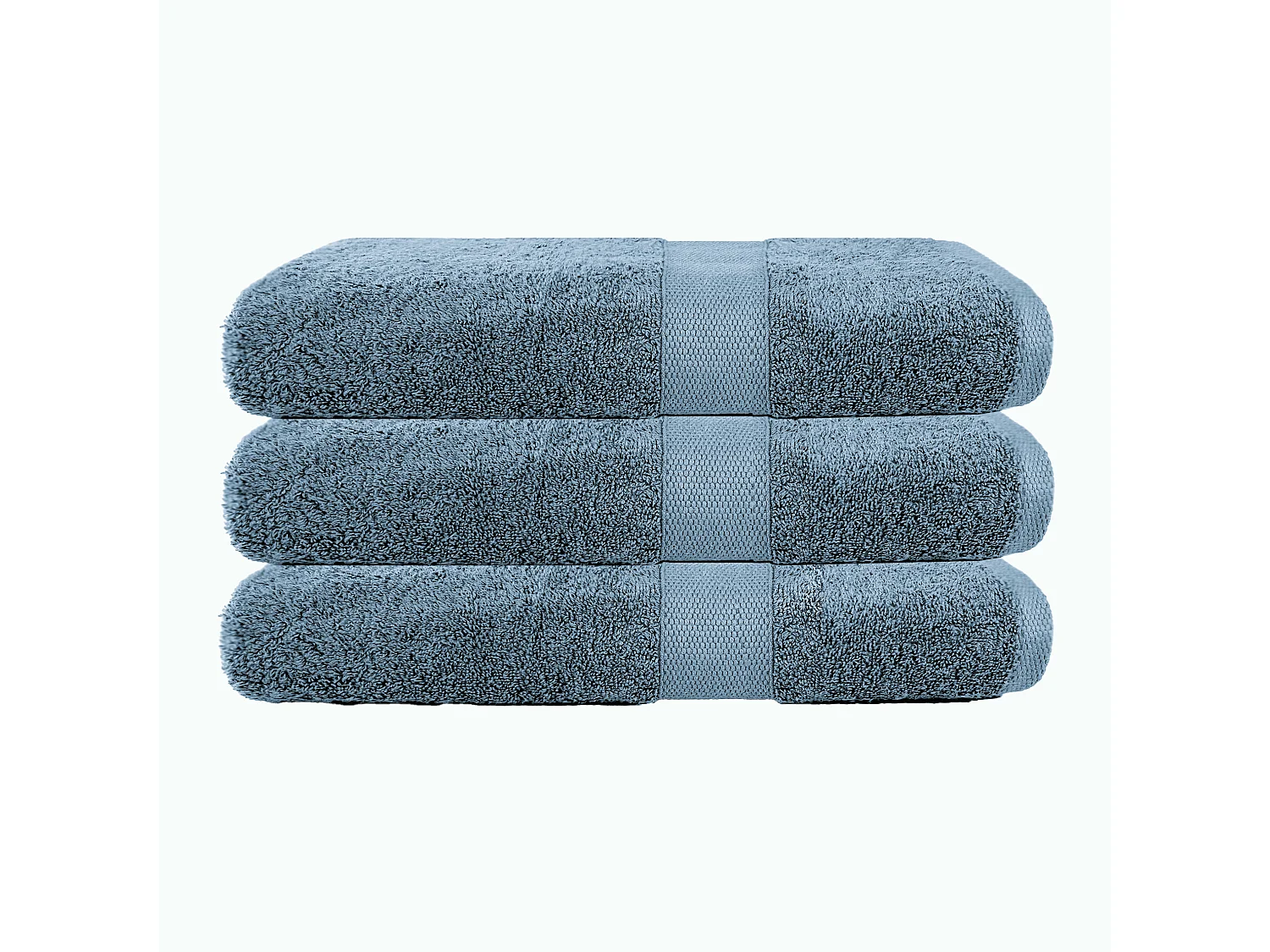 Lot de 3 maxi draps de bain 100x150 cm 500 gr/m2 100% coton