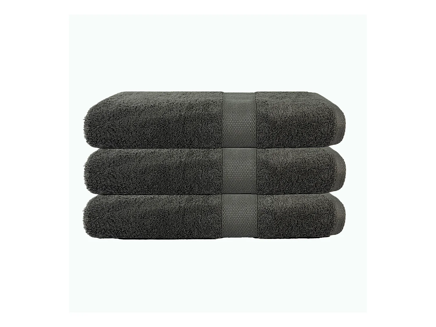 Lot de 3 draps de bain 70x130 cm 500 gr/m2 100% coton