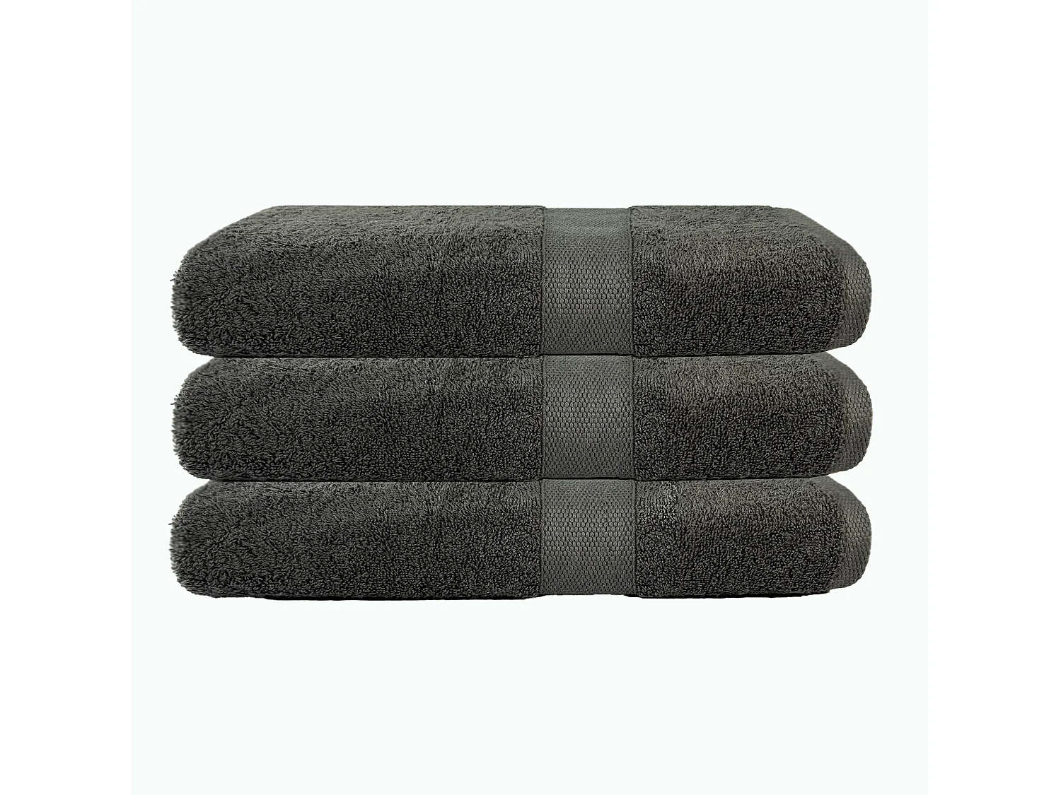Lot de 3 draps de bain 70x130 cm 500 gr/m2 100% coton