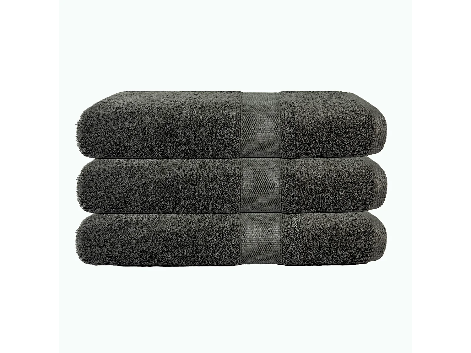 Lot de 3 draps de bain 70x130 cm 500 gr/m2 100% coton