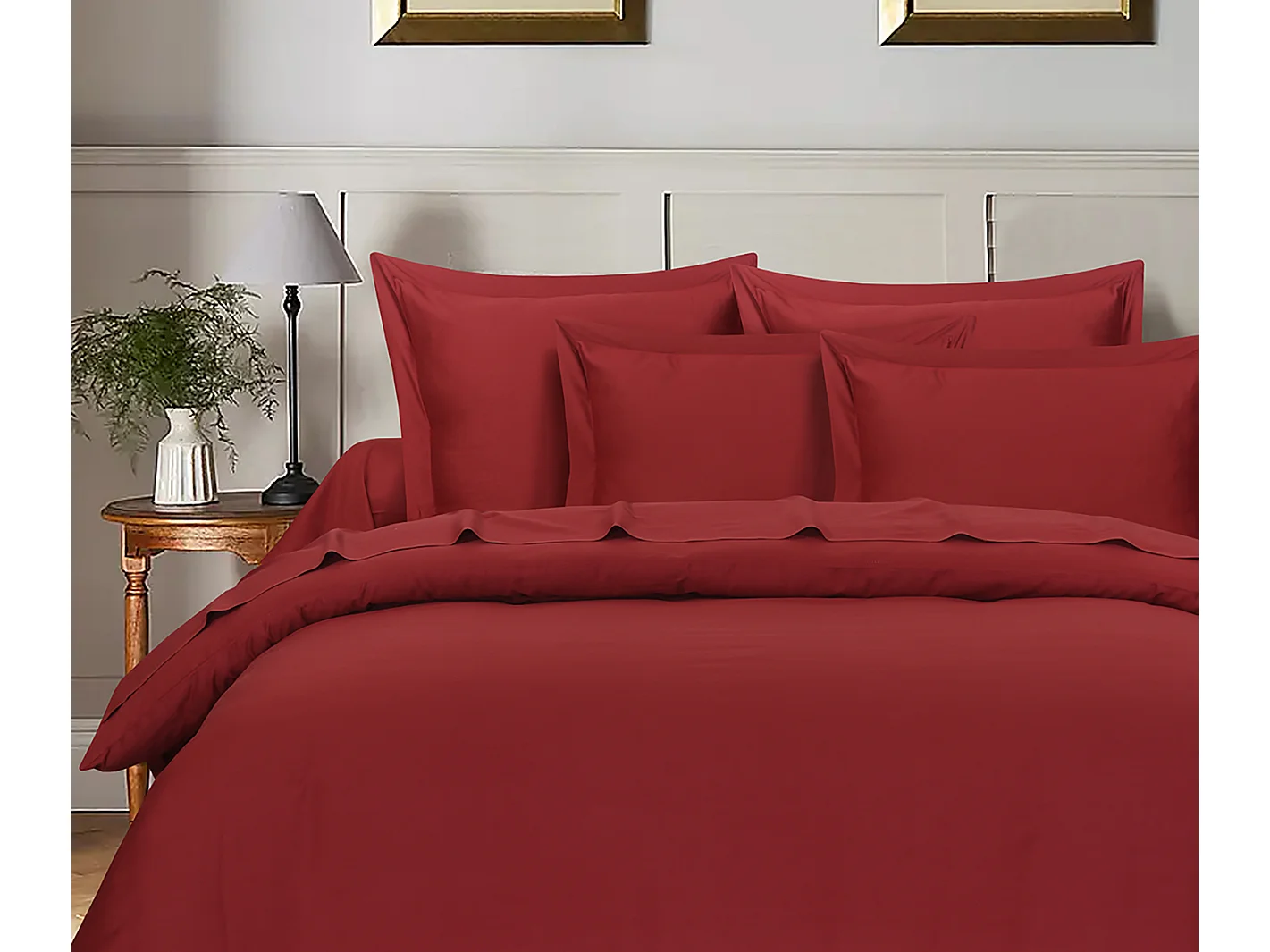 Copripiumino matrimoniale raso di cotone 260x240 cm