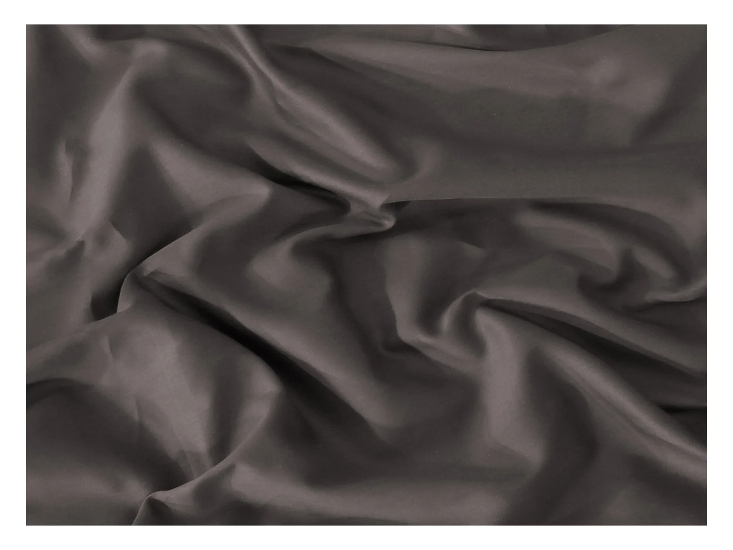 Housse de couette  140x200 cm 1 personne satin de coton anthracite