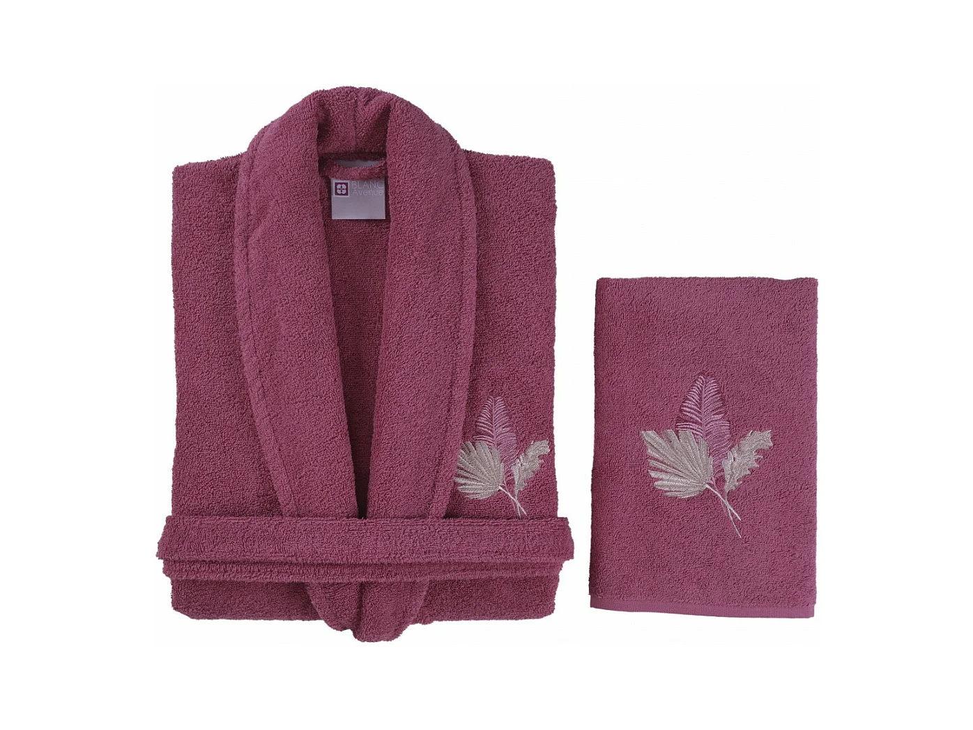 Conjunto de roupão e toalha turco 50x90 cm para mulher 100% algodão