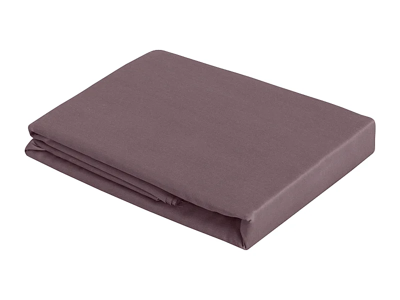 Drap plat 2 personnes  270x300 cm satin de coton sureau
