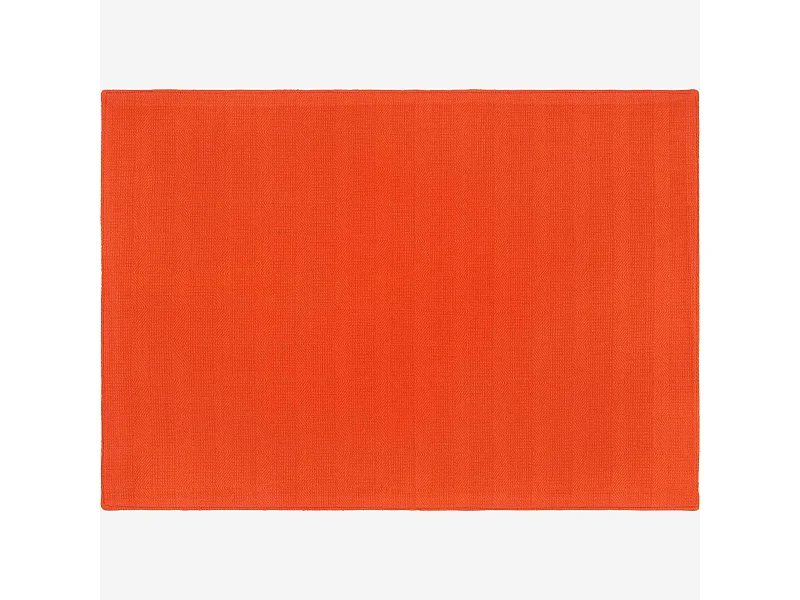 Habitat - Set de table 50x35cm en coton rouge (Lot de 6) - Avignon