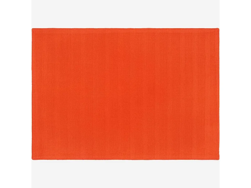 Habitat - Set de table 50x35cm en coton rouge (Lot de 6) - Avignon