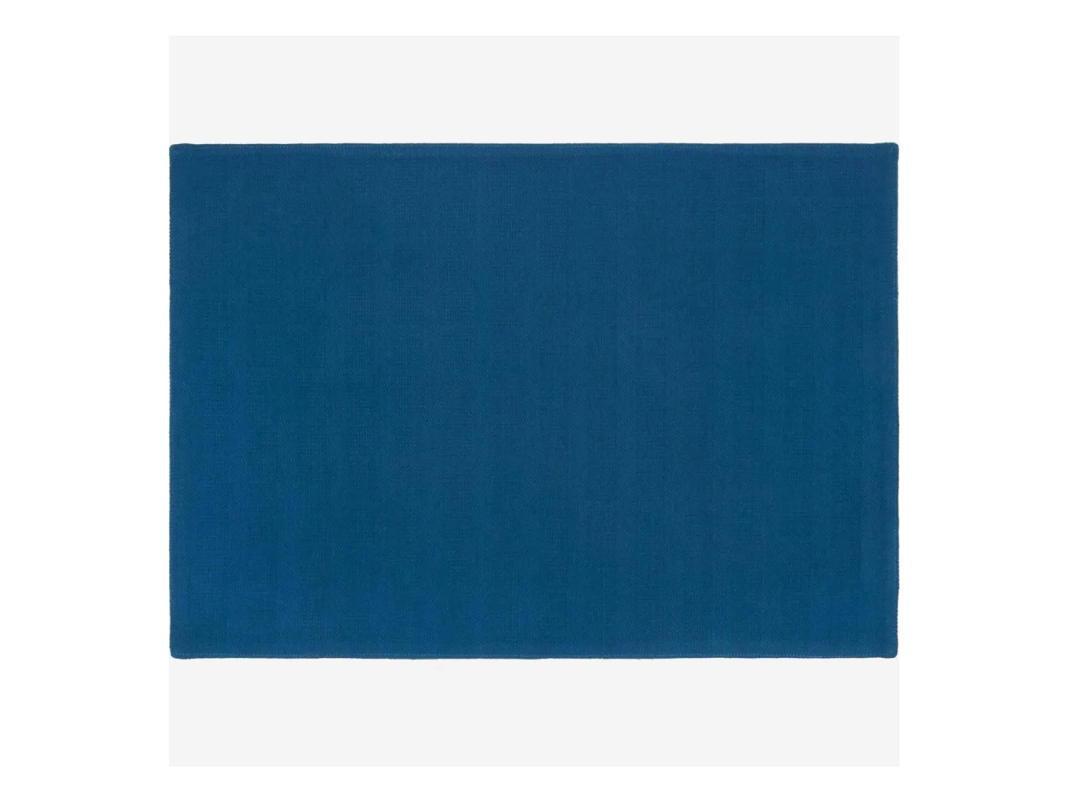 Habitat - Set de table 50x35cm en coton bleu cobalt (Lot de 6) - Avignon