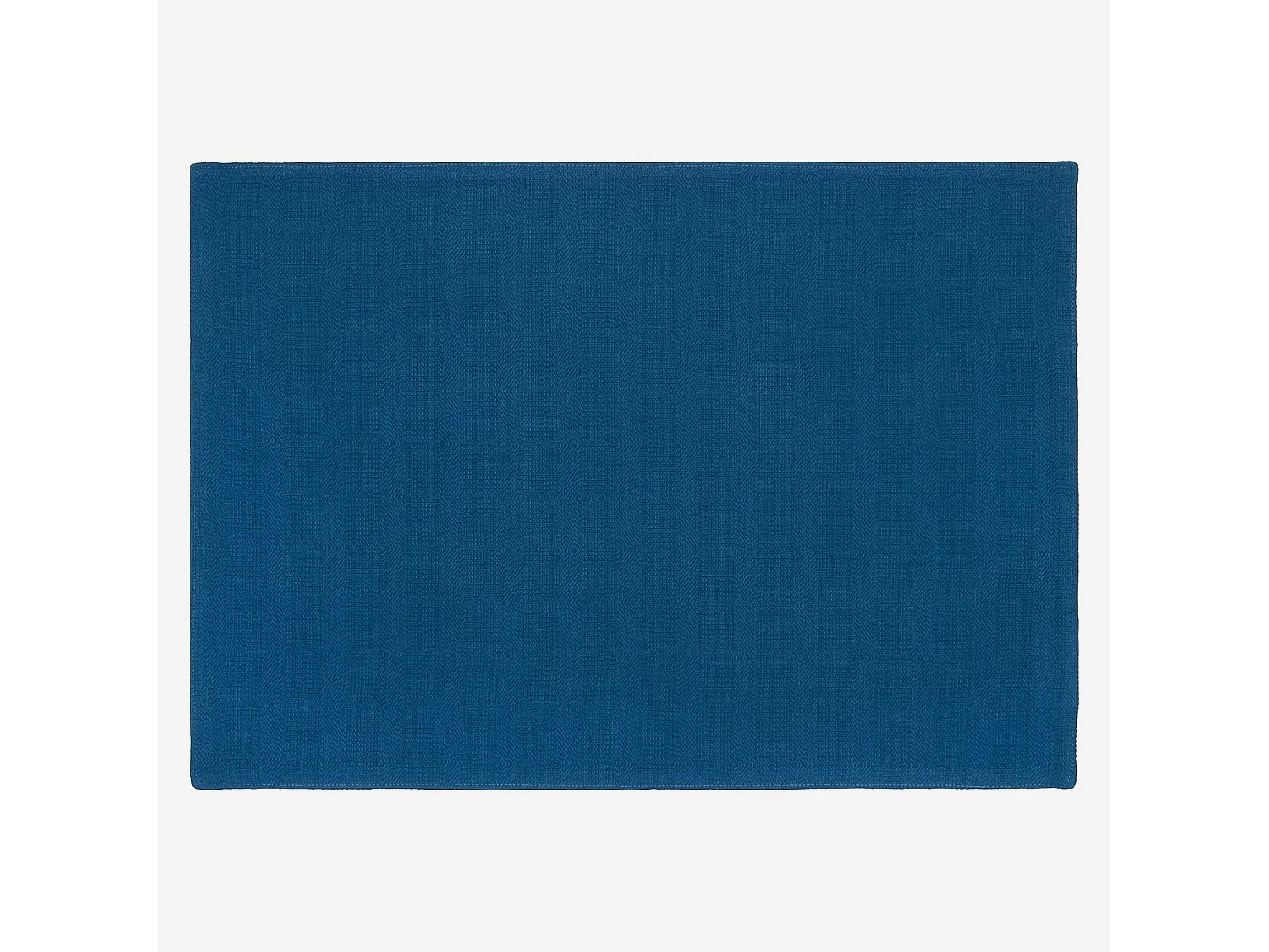 Habitat - Set de table 50x35cm en coton bleu cobalt (Lot de 6) - Avignon