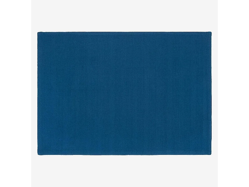 Habitat - Set de table 50x35cm en coton bleu cobalt (Lot de 6) - Avignon