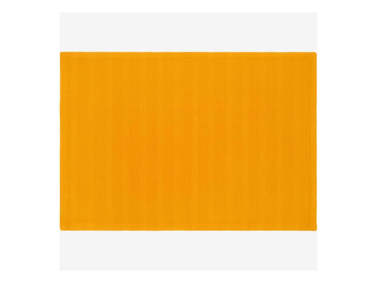 Habitat - Set de table 50x35cm en coton jaune moutarde (Lot de 6) - Avignon
