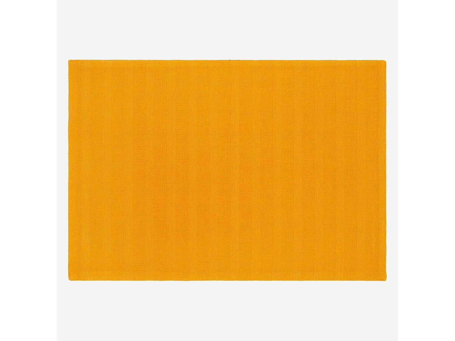 Habitat - Set de table 50x35cm en coton jaune moutarde (Lot de 6) - Avignon